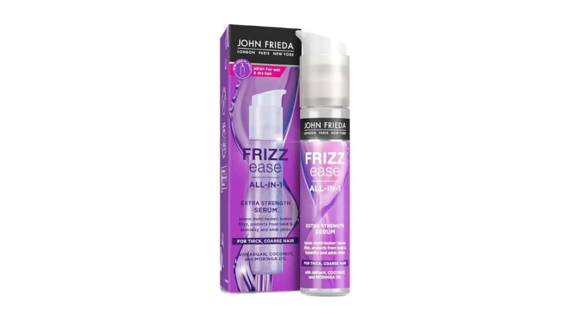 John Frieda Frizz Ease Extra Strength Serum, serum intensivo para cabello grueso y encrespado