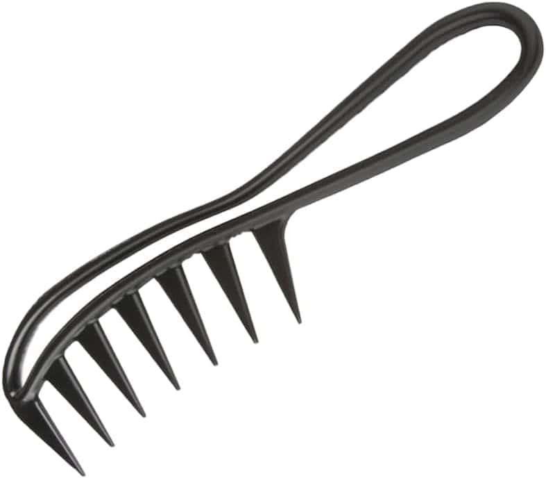 peine de dientes anchos para cabello rizado