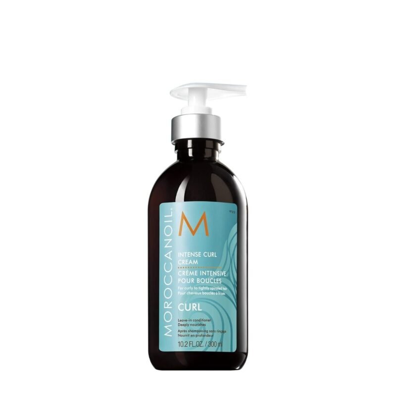 Crema intensiva Moroccanoil Intense Curl Cream con aceite de argán para rizos definidos y nutridos, apta para el Método Curly