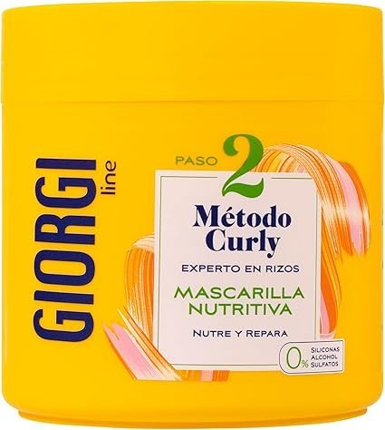 Mascarilla nutritiva con aguacate y proteínas vegetales, apta para el Método Curly con presupuesto justo