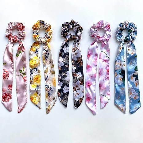 Scrunchies de satén SILVR BEAR para proteger rizos sin fricción