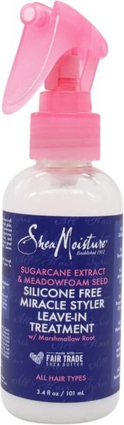 Spray protector SheaMoisture con filtro UV para proteger rizos del sol