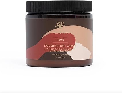 As I Am DoubleButter Cream nutritiva, con manteca de karité y aceites naturales, ideal para rizos secos, apta para el método Curly