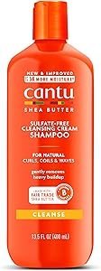 Cantu Shea Butter champú cleansing cream, con manteca de karité para ondas hidratadas