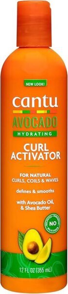 crema activadora de rizos de la marca cantú para el método curly