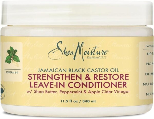 acondicionador sin enguaje de la marca shea moisture para hidratar los rizos teñidos
