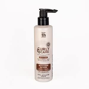 Activador de rizos de la marca thader con proteínas para el cabello rizado