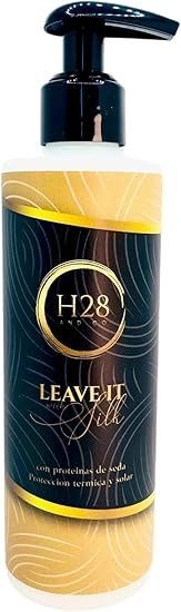 Acondicionador sin aclarado H28 and Co Leave it with Silk para hidratar rizos en verano