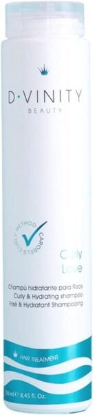 Champú low poo vegano con aloe y pantenol, ideal para rizos tipo 2B-3B, sin sulfatos ni siliconas