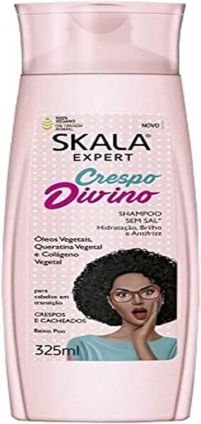 Champú vegano antiencrespamiento apto para rizos tipo 3A-4B, económico y sin ingredientes agresivos