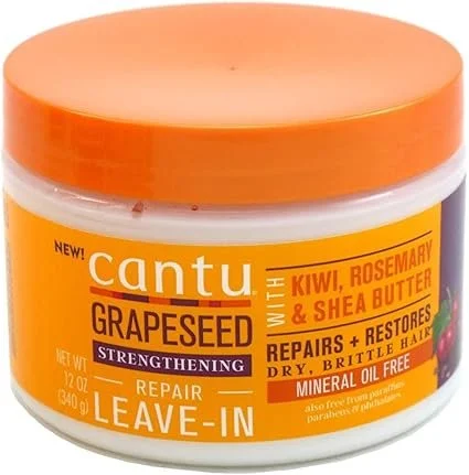 Leave in Cantu para rizos, crema sin enjuague con manteca de karité, hidrata y fortalece el cabello rizado, apta para el método Curly