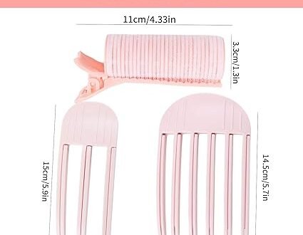 Clips para raíces Luckwaii, herramienta apta para el método Curly que aporta volumen sin frizz en cabellos ondulados o rizados tipo 2A a 3B