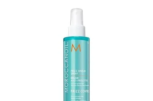 Spray anti-humedad Moroccanoil Frizz Shield 160 ml, ideal para controlar el frizz en climas húmedos y apto para el Método Curly