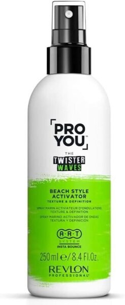 Spray Revlon ProYou The Twister para ondas surferas naturales en cabello rizado