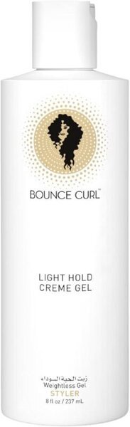 Bounce Curl Light Hold Creme Gel, gel de fijación ligera sin residuos para definición de rizos