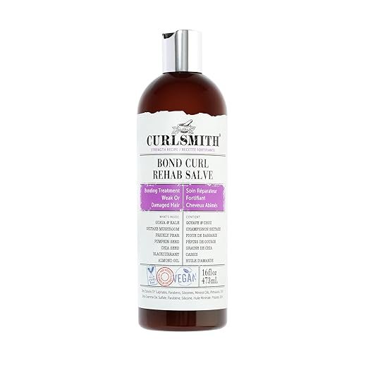 Curlsmith Curl Rehab tratamiento hidratante para rizos dañados con ingredientes limpios y naturales