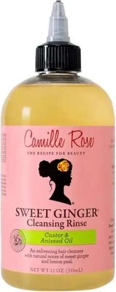 limpiador apto Camille Rose Sweet Ginger Cleansing Rinse para rizos tipo 3C