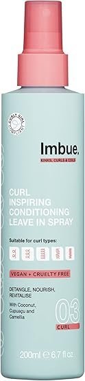 Imbue Curl Refresher Conditioning Leave-In Spray, leave-in en spray hidratante para refresh diario, apto para método Curly.