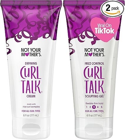 Not Your Mother's Curl Talk acondicionador sin aclarado para rizos sensibles con fijación flexible sin residuos