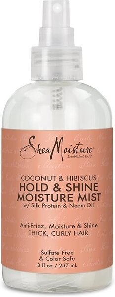 Curly Shea Moisture Coconut & Hibiscus Moisture Mist para controlar frizz