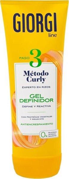 Giorgi Método Curly Gel Definidor, gel económico con aloe vera apto para rutina Curly Girl