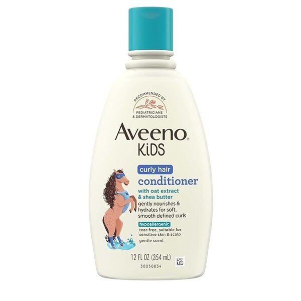 Acondicionador Aveeno Kids para rizos definidos, con avena y karité, apto desde los 2 años