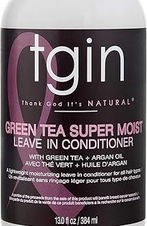 TGIN Green Tea Leave-In ideal para rizos tipo 3 y 4 en una rutina Curly, hidrata sin apelmazar y facilita el desenredado