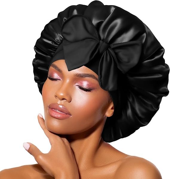 accesorios método curly gorro de saten para dormir