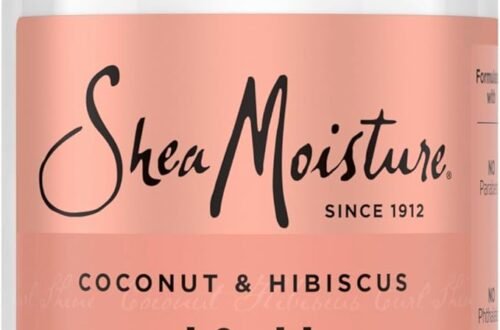 Shea Moisture Curl Milk 236 ml, crema sin aclarado para hidratar, definir y reducir el frizz en rizos apto para el método Curly